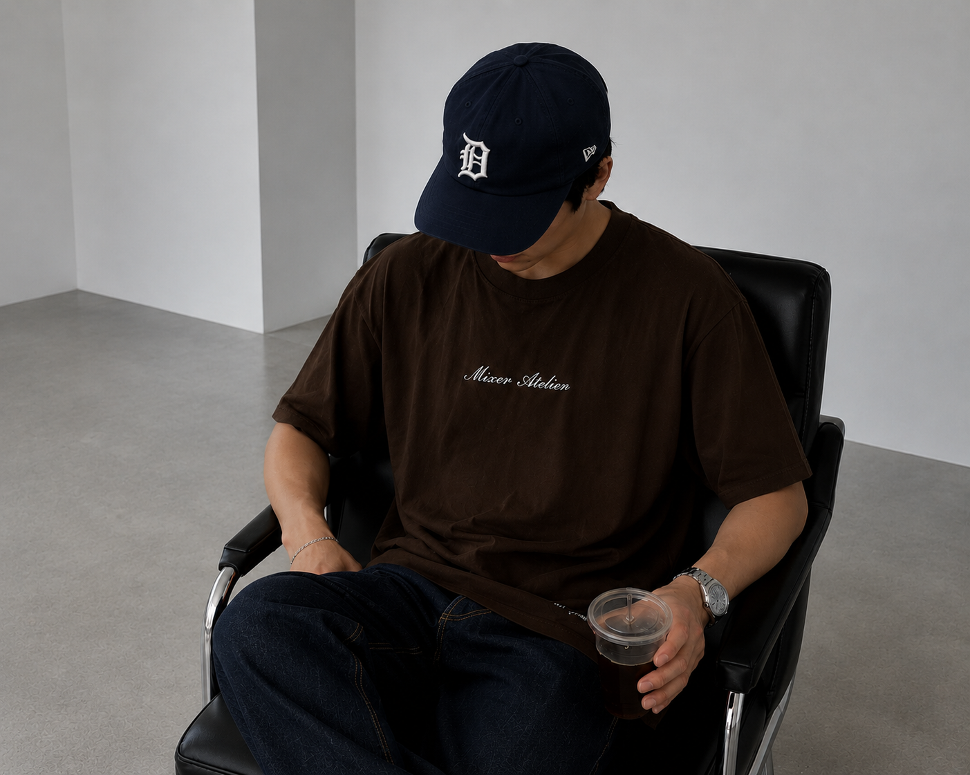 Mixer Atelier Brown/White T-shirt